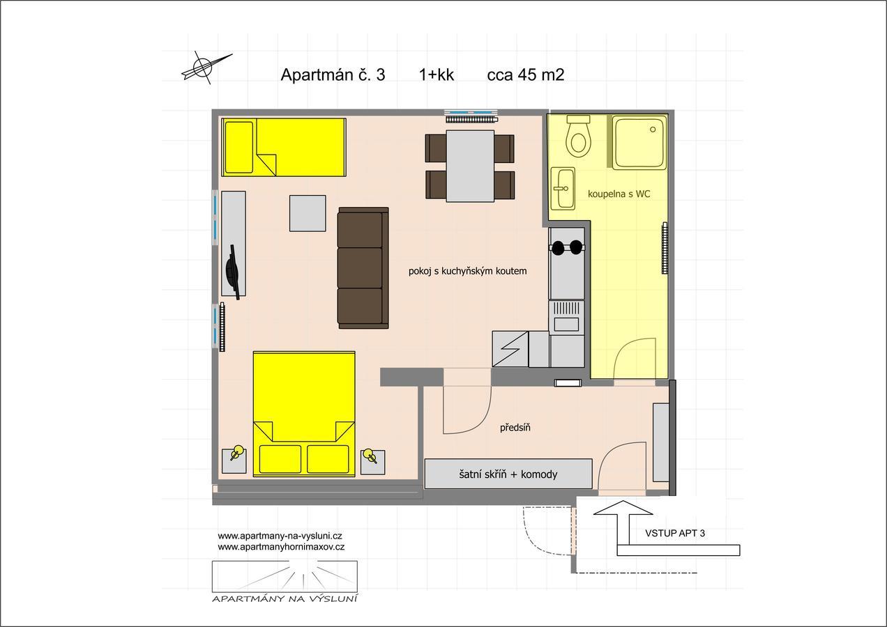 Apartmany Na Vysluni Horní Maxov Zewnętrze zdjęcie